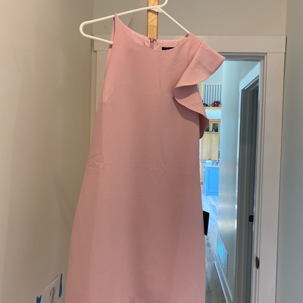 Lulu's One Shoulder Pink Dress